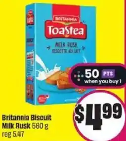 FreshCo Britannia Biscuit Milk Rusk offer