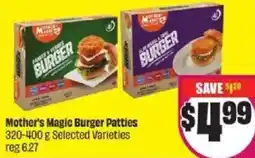 FreshCo Mother's Magic Burger Patties offer