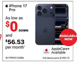 Visions Electronics iPhone 17 Pro offer