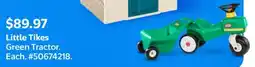 Walmart Little Tikes Green Tractor offer