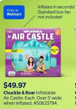 Walmart Chuckle & Roar Inflatable Air Castle offer
