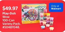 Walmart Play-Doh Wow 100 can variety pack offer