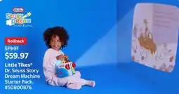 Walmart Little Tikes Dr. Seuss Story Dream Machine Starter Pack offer