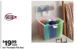 Michaels Iris Portable File Box offer