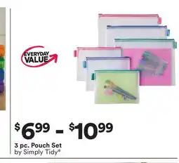 Michaels 3 pc. Pouch Set by Simply Tidy offer