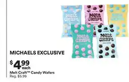 Michaels Melt Craft Candy Wafers offer