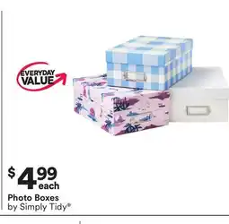 Michaels Photo Boxes by Simply Tidy offer