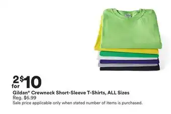 Michaels Gildan Crewneck Short-Sleeve T-Shirts offer