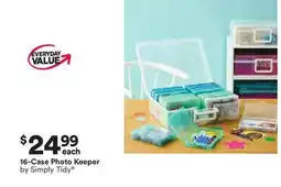 Michaels 16-Case Photo Keeper by Simply Tidy offer