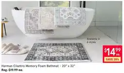 Kitchen Stuff Plus Harman Cilantro Memory Foam Bathmat - 20 x 32 offer