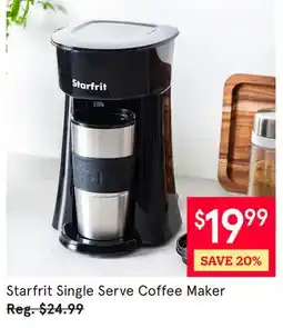 Kitchen Stuff Plus Starfrit Single Serve Coffee Maker offer