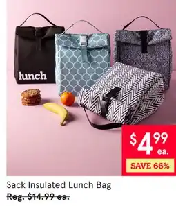 Kitchen Stuff Plus Sack Insulated Lunch Bag offer