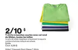 Michaels T-shirts à manches courtes avec col rond de Gildan, toutes les tailles offer