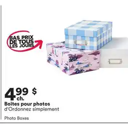 Michaels Boîtes pour photos d'Ordonnez simplement offer