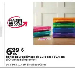 Michaels Boîtes pour collimage de 30,4 cm x 30,4 cm d'Ordonnez simplement offer