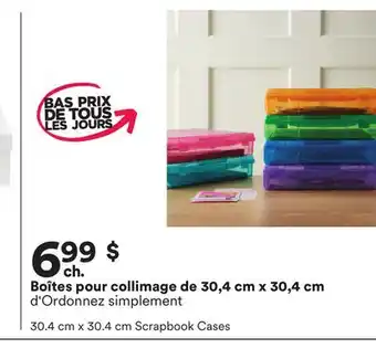 Michaels Boîtes pour collimage de 30,4 cm x 30,4 cm d'Ordonnez simplement offer