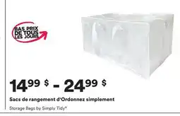 Michaels Sacs de rangement d'Ordonnez simplement offer