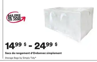 Michaels Sacs de rangement d'Ordonnez simplement offer