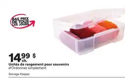 Michaels Unités de rangement pour souvenirs d'Ordonnez simplement offer