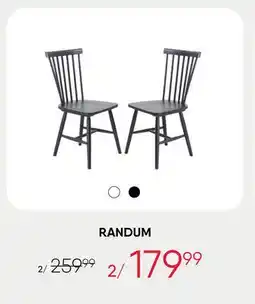 Meubles RD Randum - Wooden Chairs (Set of 2) offer
