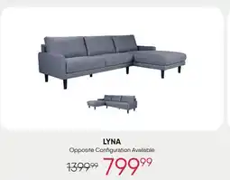 Meubles RD Lyna - Sectional with Chaise offer