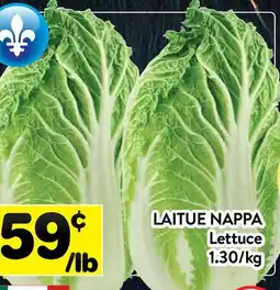 Supermarché PA LAITUE NAPPA | Lettuce offer