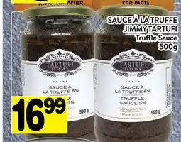 Supermarché PA SAUCE À LA TRUFFE JIMMY TARTUFI | Truffle Sauce offer