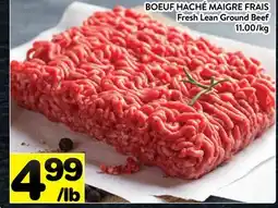 Supermarché PA BOEUF HACHÉ MAIGRE FRAIS | Fresh Lean Ground Beef offer