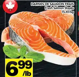 Supermarché PA DARNES DE SAUMON FRAIS | Fresh Salmon Steaks offer