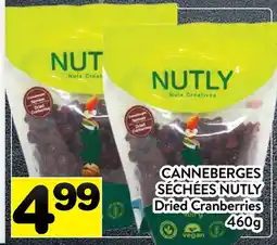 Supermarché PA CANNEBERGES SÉCHÉES NUTLY | Dried Cranberries offer