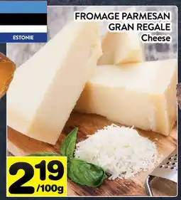 Supermarché PA FROMAGE PARMESAN GRAN REGALE | Cheese offer