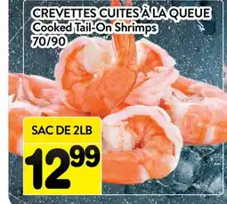 Supermarché PA CREVETTES CUITES À LA QUEUE | Cooked Tail-On Shrimps offer