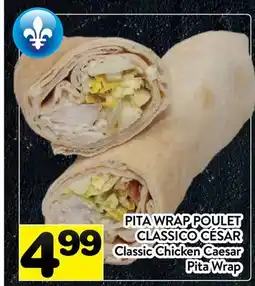 Supermarché PA PITA WRAP POULET CLASSICO CÉSAR | Classic Chicken Caesar Pita Wrap offer