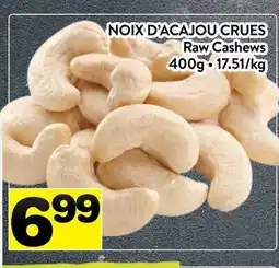Supermarché PA NOIX D'ACAJOU CRUES | Raw Cashews offer
