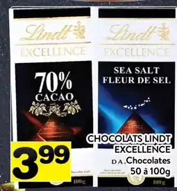 Supermarché PA CHOCOLATS LINDT EXCELLENCE | Chocolates offer