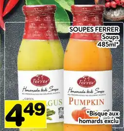 Supermarché PA SOUPES FERRER | Soups offer