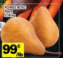 Supermarché PA POIRES BOSC Pears offer