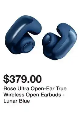 Newegg Bose Ultra Open-Ear True Wireless Open Earbuds - Lunar Blue offer