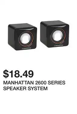 Newegg MANHATTAN 2600 SERIES SPEAKER SYSTEM offer