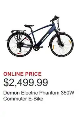 Costco Demon Electric Phantom 350W Commuter E-Bike offer