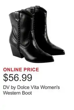 Costco DV by Dolce Vita Women's Western Boot offer