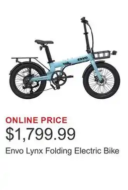 Costco Envo Lynx Folding Electric Bike offer