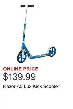 Costco Razor A5 Lux Kick Scooter offer