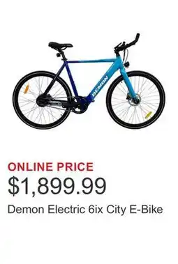 Costco Demon Electric 6ix City E-Bike offer