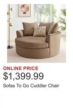 Costco Sofas To Go Cuddler Chair offer