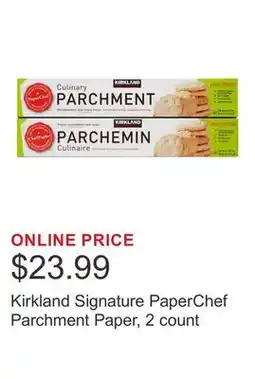 Costco Kirkland Signature PaperChef Parchment Paper, 2 count offer