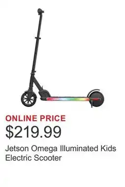 Costco Jetson Omega Illuminated Kids Electric Scooter offer