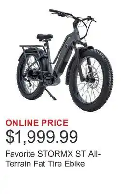Costco Favorite STORMX ST All-Terrain Fat Tire Ebike offer
