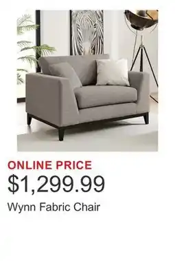 Costco Wynn Fabric Chair offer
