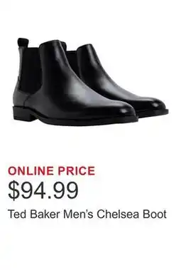 Costco Ted Baker Men's Chelsea Boot offer